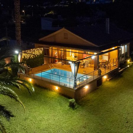 Cozy Small Smart Villa With Private Pool Mikri Mantineia กาลามาตา ภายนอก รูปภาพ